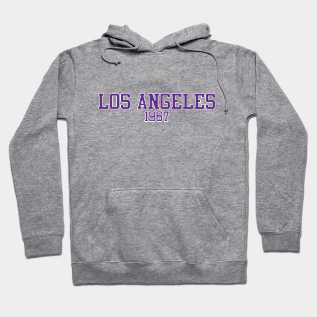 Los Angeles 1967 Hoodie by GloopTrekker